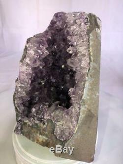 8 Qual. Aaa Methyst Cathedral Geode Crystal Quartz Natural Cluster Specimen