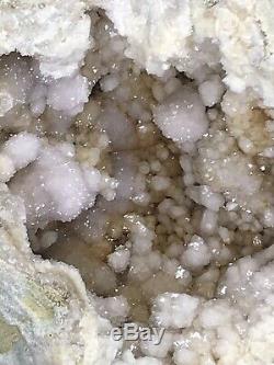8 Quality Large Amethyst Citrine KY Quartz GEODE Crystal Cluster Natural 5.2Lb