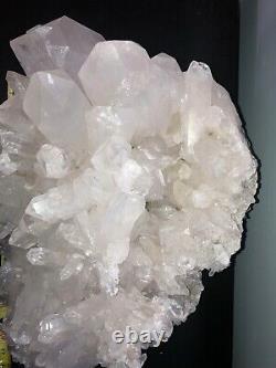 80lb Large Natural Clear White Quartz Crystal Cluster Healing Specimen Top Grade