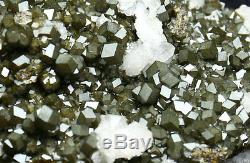 836g Natural Andradite Garnet Crystal Cluster Quartz Inner Mongolia /China