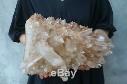 8380g(18.4lb) Natural Beautiful Clear Quartz Crystal Cluster Tibetan Specimen