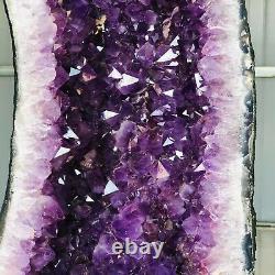 85LB 38kg Natural Amethyst geode quartz cluster crystal specimen Healing S512