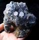884.6g Natural Blue Fluorite Quartz Crystal Cluster Mineral Specimen