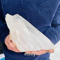 9.02lbs Clear Natural Beautiful White QUARTZ Crystal Cluster Specimen 4100g