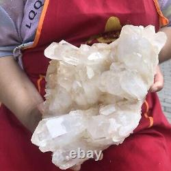 9.41LB Natural Clear Quartz Crystal Cluster Mineral Specimen Healing