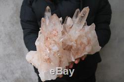 9000g(19.82lb) Natural Beautiful Clear Quartz Crystal Cluster Tibetan Specimen