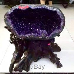 94.3lb BEAUTIFUL AMETHYST CRYSTAL CLUSTER GEODE FROM URUGUAY HEALING