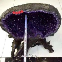 94.3lb BEAUTIFUL AMETHYST CRYSTAL CLUSTER GEODE FROM URUGUAY HEALING