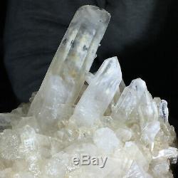 951g Large Natural Clear White Quartz Crystal Cluster Rough Healing Specimen