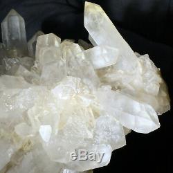 951g Large Natural Clear White Quartz Crystal Cluster Rough Healing Specimen