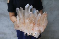 9900g(21.8lb) Natural Beautiful Clear Quartz Crystal Cluster Tibetan Specimen