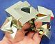 A Crazy! Twelve Natural Entwined Pyrite Crystal Cubes! In A Huge Cluster 1111gr