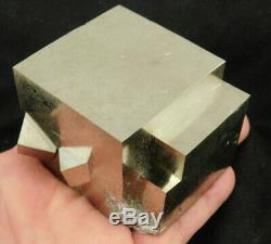A GIANT! 100% Natural Stepped PYRITE Crystal Cube Cluster! From Spain 765gr