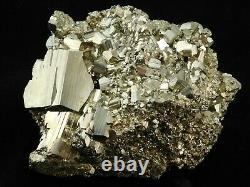A HUGE Rhombic Pyrite Crystal Cluster From Peru! 2522gr
