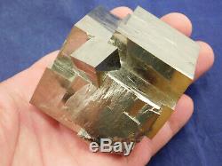 A HUGE! Very Nice 100% Natural Stepped PYRITE Crystal Cube Cluster! Spain 584gr