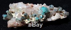 A Quality, Large Ajoite included Quartz Crystal Cluster Messina, South Africa