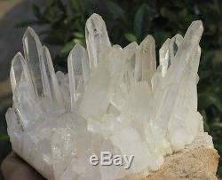 AAA+++ Clear Natural QUARTZ Crystal Cluster Tibetan Specimen