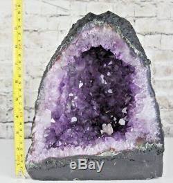 AAA+ HIGH QUALITY PURPLE AMETHYST CRYSTAL QUARTZ CLUSTER GEODE CATHEDRAL 16.5 lb
