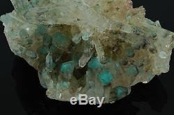 AJOITE in QUARTZ Phantom Crystal Cluster 389 grams 4.20 Messina Mine, S. Africa