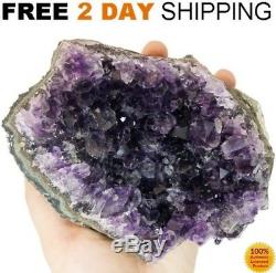 AMETHYST CLUSTER Quartz Crystal Purple Geode Natural URUGUAY Healing SUPER LARGE
