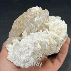 Adularia Crystals on Quartz Crystal Cluster Hamilton Hill Mine Arkansas