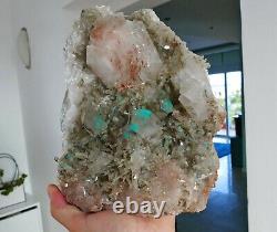 Ajoite Quartz crystal cluster South Africa Rare MUSEUM QUALITY
