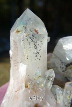 Ajoite in Quartz Cluster Crystal Messina Copper Mine
