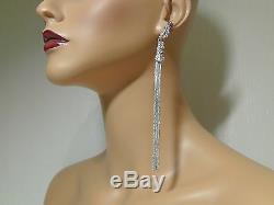 Alexis Bittar Miss Havisham Jagged Marquise Cluster Tassel Drop Earrings