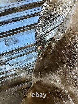 Amazing LARGE SMOKY LEMURIAN QUARTZ CLUSTER Unpolished Crystal! Brazil 806 Gm