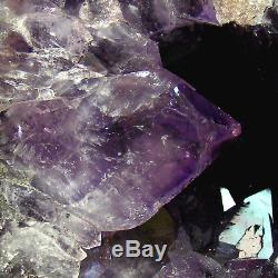 Amethyst Cathedral Large Geode Cave Natural Quartz Crystal Cluster 4.4kg 16.5cm