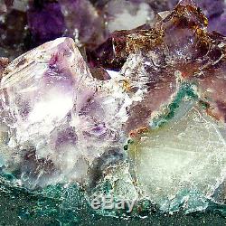 Amethyst Cathedral Quartz Crystal Cluster Natural Large Geode Cave 4.35kg 19cm