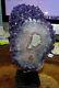 Amethyst Crystal Cathedral Geode Uruguay Cluster Steel Stand Stalactite Base