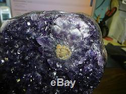 Amethyst Crystal Cluster Cathedral Geode From Uruguay Stalactite Base Stand