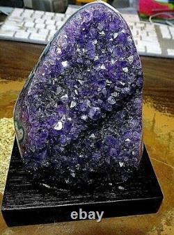 Amethyst Crystal Cluster Geode From Uruguay Cathedral