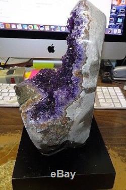 Amethyst Crystal Cluster Geode From Uruguay Cathedral Geode Like Hollow