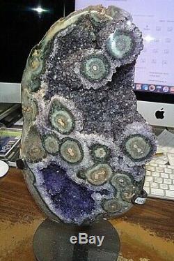 Amethyst Crystal Cluster Geode Uruguay Cathedral Stalactite Bases Stand