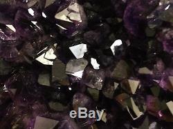 Amethyst Geode Cathedral 22 lb Crystal Quartz Cluster Natural Specimen Stone