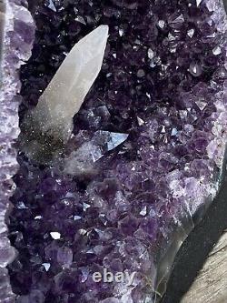 Amethyst Geode Cathedral Natural Druzy With Calcite Inclusions 35 lbs