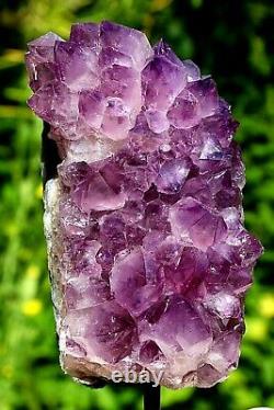 Amethyst Large Crystal Geode Cluster On Stand Natural Mineral Healing 2.14kg