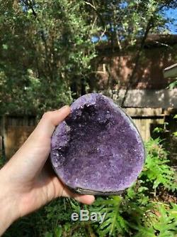 Amethyst Quartz Cluster Geode from Uruguay (Finely Polished)