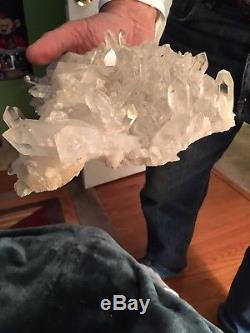 Arkansas Quartz Crystal Cluster 4.5 Lbs