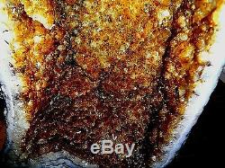 BEAUTIFUL 24 in. BRAZILIAN CITRINE CRYSTAL CATHEDRAL CLUSTER GEODE GREAT PRICE