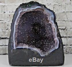 BEAUTIFUL HIGH QUALITY AMETHYST CRYSTAL QUARTZ CLUSTER GEODE CATHEDRAL 11.20 lb