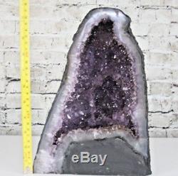 BEAUTIFUL HIGH QUALITY AMETHYST CRYSTAL QUARTZ CLUSTER GEODE CATHEDRAL 14.95 lb