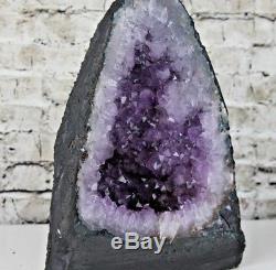 BEAUTIFUL PURPLE AMETHYST CRYSTAL QUARTZ CLUSTER GEODE CATHEDRAL 11.45 lb