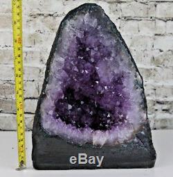 BEAUTIFUL PURPLE AMETHYST CRYSTAL QUARTZ CLUSTER GEODE CATHEDRAL 11.45 lb