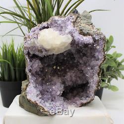 Beautiful Huge Amethyst Geode 6 lb 8 oz Quartz Crystal Cluster DG7