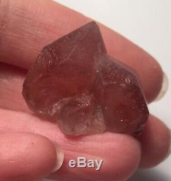 Beautiful Pink Lepidocrocite Strawberry Quartz Crystal Cluster Kazakhstan