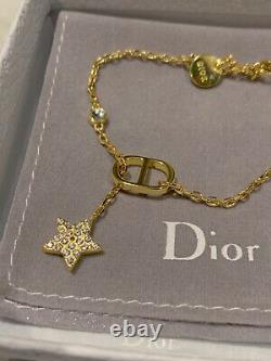 Brand New Authentic Christian Dior Petit CD Charm Bracelet