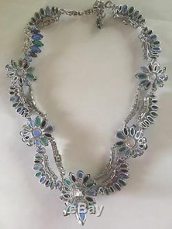 CHRISTIAN DIOR 1959 AB CRYSTAL NECKLACE RUNWAY EXCELLENT CONDITION With BOX